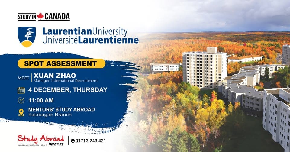 Spot Assessment session with Laurentian University (Canada)