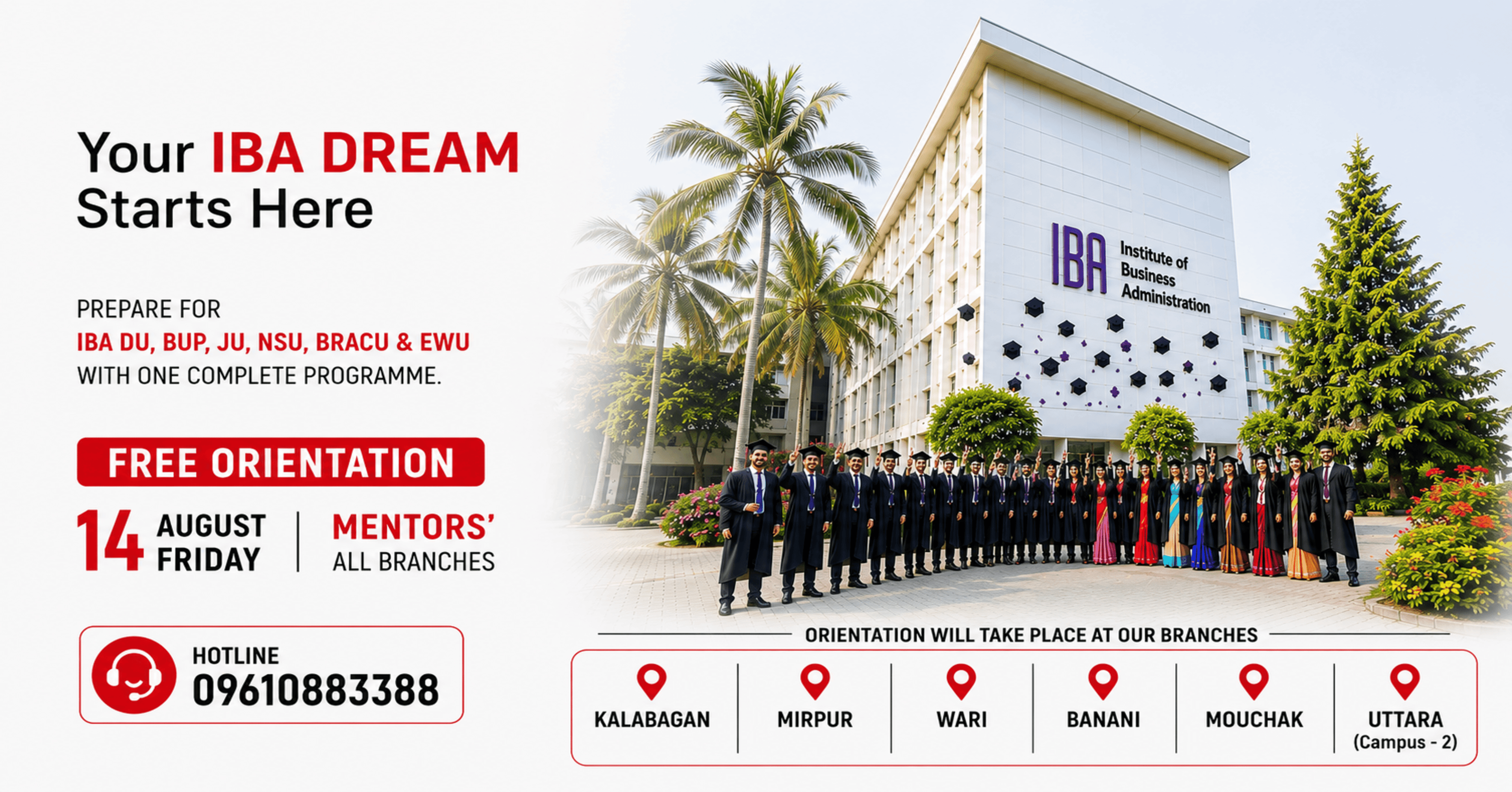 Free Orientation for IBA Admission Preparation