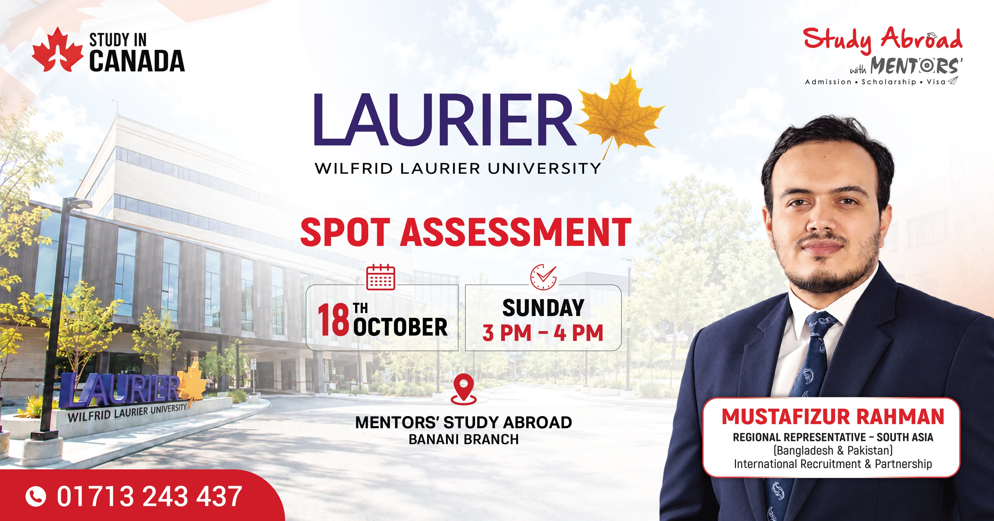 Spot Assessment Session with Wilfrid Laurier University